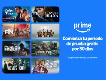 Imagen promocional de descuentos en Amazon Prime Video Español