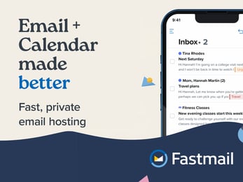 Imagen promocional de descuentos Fastmail