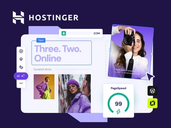 Imagen promocional de descuentos de Hostinger New