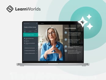 Imagen promocional de descuentos de Learnworlds